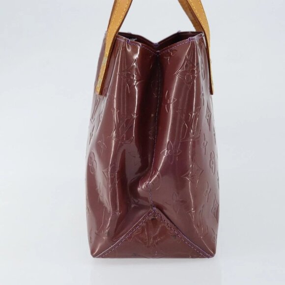 LOUIS VUITTON Monogram Vernis Reade PM Hand Bag Viole M91089 LV Auth 150037 - Picture 6 of 16